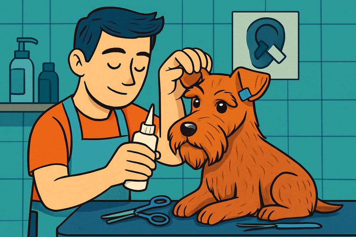 Ohrenkleben beim Irish Terrier – wann, wie und warum? 🎯