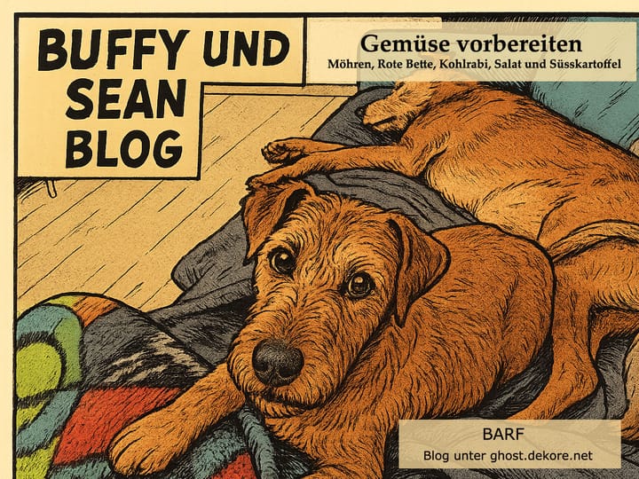 BARF: Gemüse für Buffy & Sean – Vorbereitung und Nährstoffe 🥦