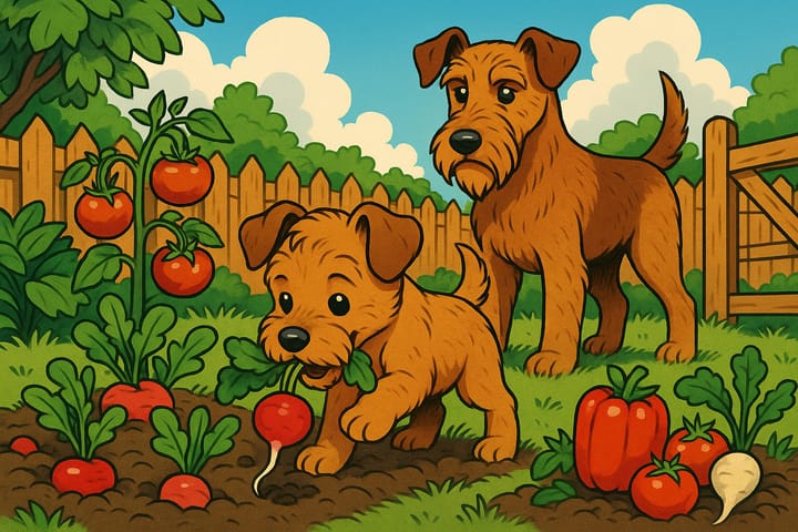 Buffy und Sean: Frisch gepflückt im Garten