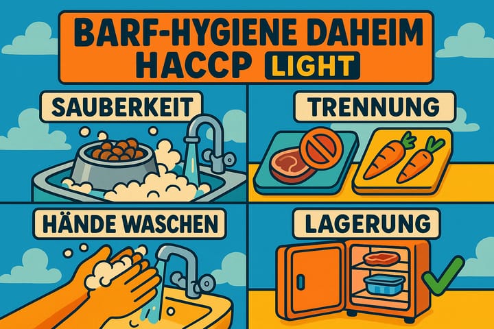 BARF: Hygiene daheim (HACCP light) - Unsere 8 Goldenen Regeln 🍲
