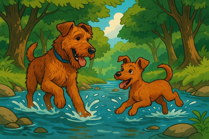 Buffy und Sean erzählen: Bachabenteuer – Wenn die Kleine alle Wellen macht 🐾