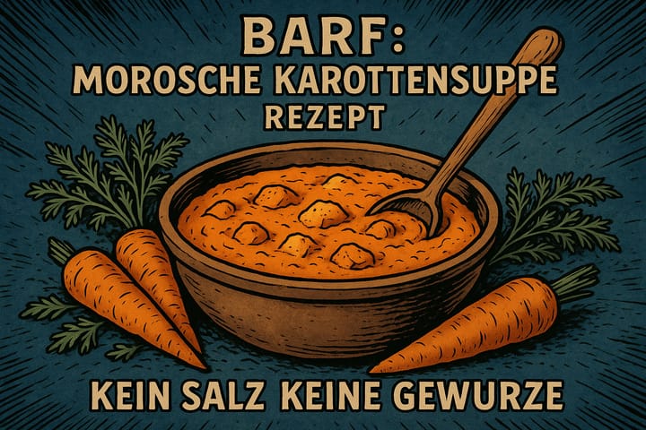 BARF: Morosche Karottensuppe – sanfter Darm-Reset für zwischendurch 🍲