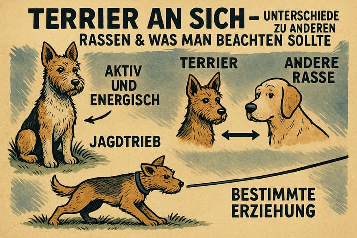 Terrier an sich – Unterschiede zu anderen Rassen & was man beachten sollte 🐾