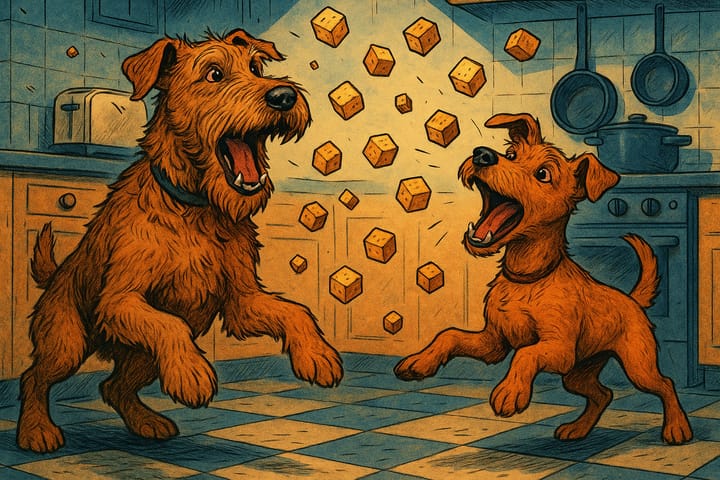 Fütterung der Raubtiere: Heute - frisches Brot 🥖🐾