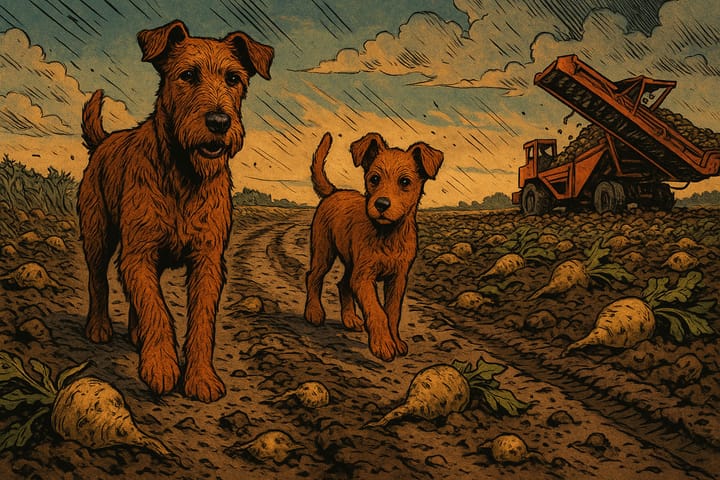 Buffy & Sean erzählen: Rübenernte, LKWs und Mut zum Dranbleiben 🚜🐾