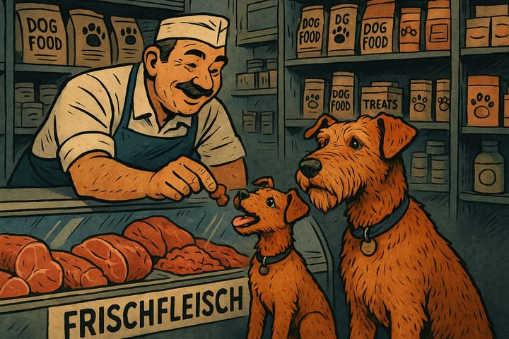 Buffy & Sean erzählen: Metzger-Tag – wir kaufen für die nächsten Wochen ein 🥩🐾