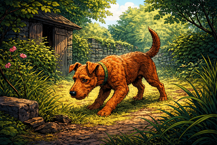 Tag 256: Veranda-Wache - Buffys Kontrollturm über den Garten 🐾