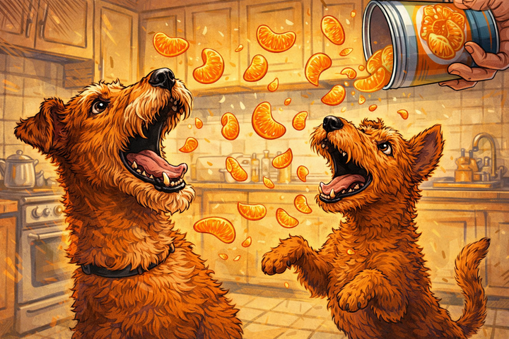 Fütterung der Raubtiere – heute: Dosen-Mandarinen 🍊🐾