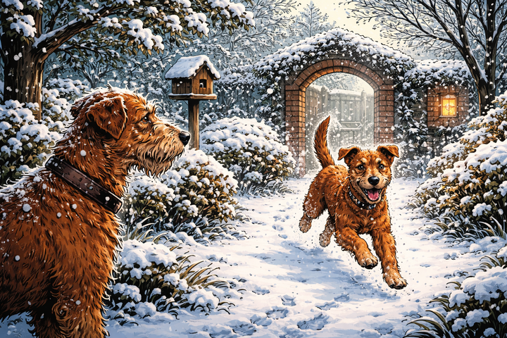 Buffy und Sean erzählen: Der erste Schnee 🐾
