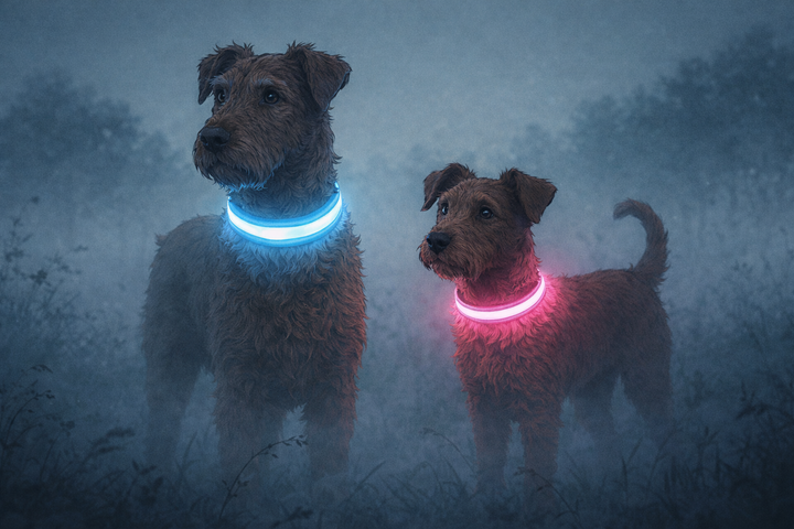 Buffy und Sean erzählen: Mit Leuchthalsband im Nebel 🐾