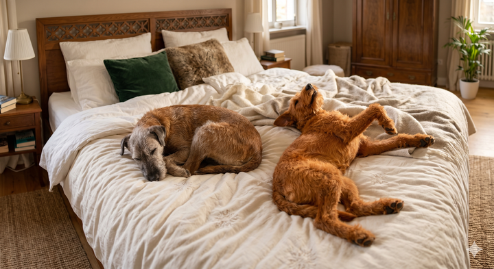 Tag 386: Schlafpositionen beim Hund - kurz erklärt – was bedeutet Bauch zeigen oder sich einrollen?